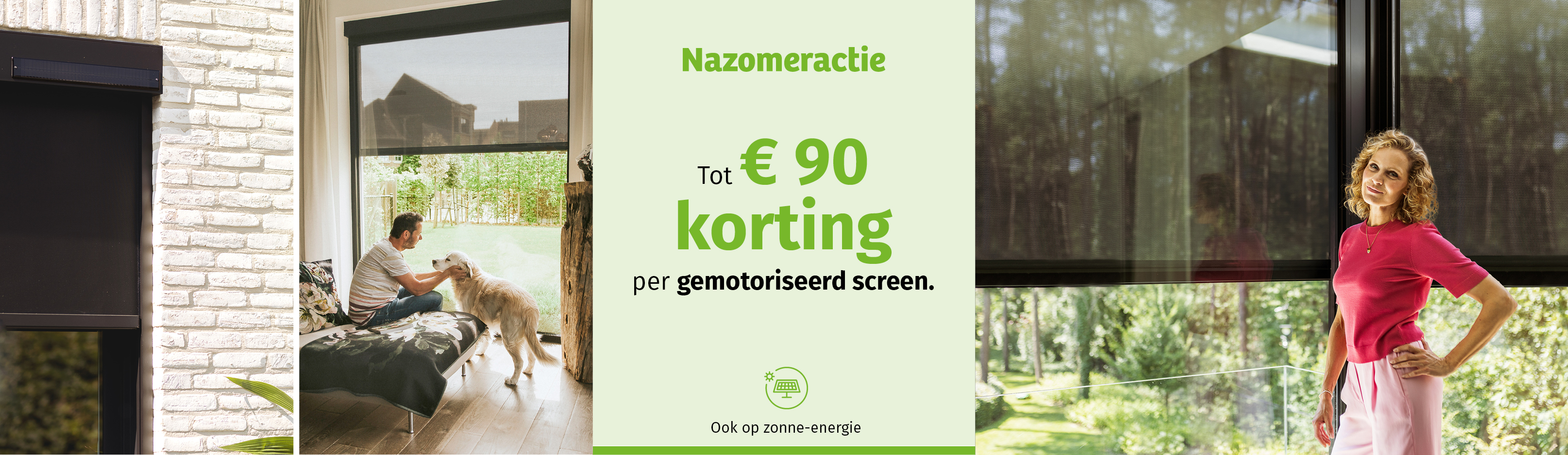 Nazomeractie screens